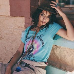 BNWT Spell Designs turquoise stone hunter tee size xs